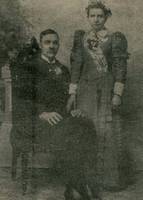 William Blum & Julia Adam wedding photo, 1894