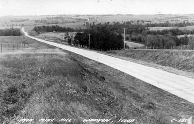 Iron Mine Hill, Waukon, 1942