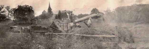 Threshers at Old East Paint Creek Church