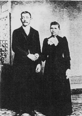 H. C. Muchow & Frieda Krogman wedding photo 