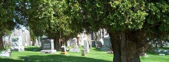 Old East Paint Creek cemetery - photo by S. Ferrall