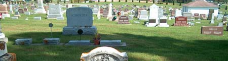 Postville cemetery - photograph by S. Ferrall