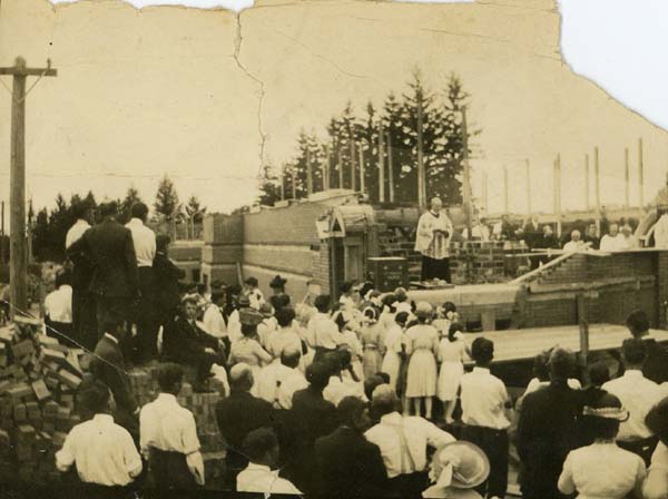 Laying of the St Mary's Lycurgus cornerstone, 1913