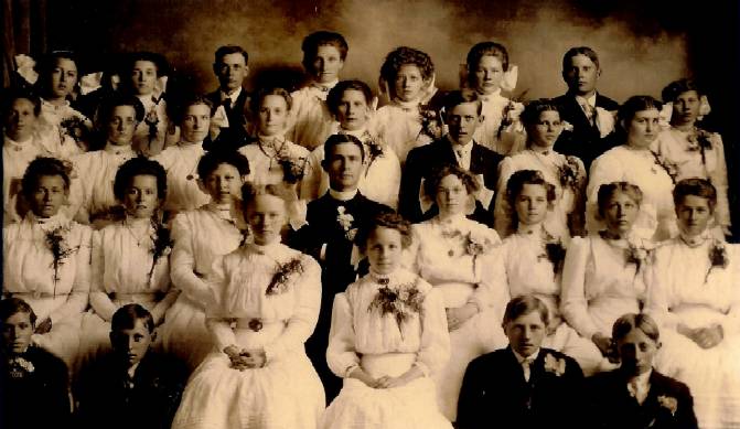 St. Paul's Lutheran church confirmation - 1910