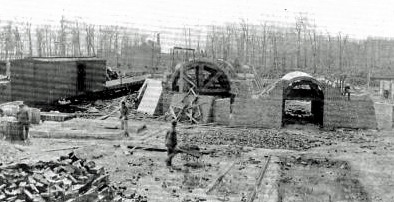 Construction of Brick Kiln, Postville, undated