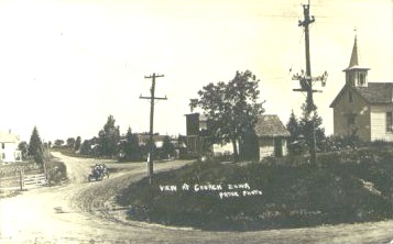 Undated view of Church, Iowa - contributed by Sharyl Ferrall