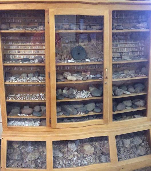 Ed Colsch's Artifact Collection, photographed by Audrey (Colsch) Berger