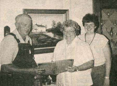 Lloyd & Marilyn Clark and their daughter, Carolyn - 1987