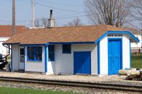 New Albin train depot, 2007