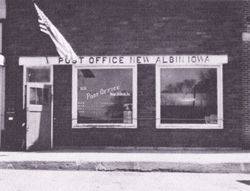 New Albin postoffice prior to 1967