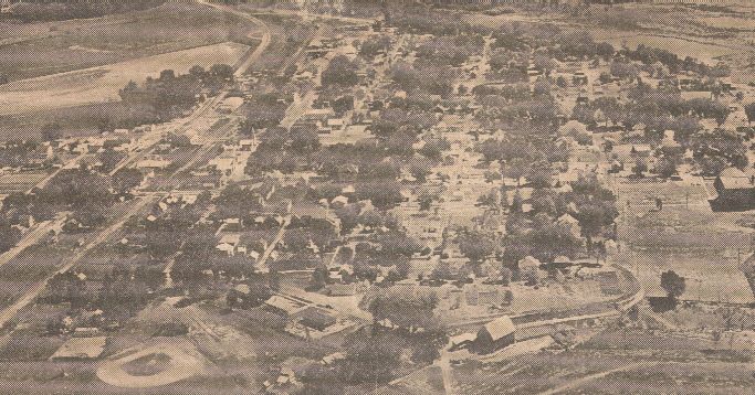 LaCross Tribune Aerial Photo by Ed Huebner, 1963