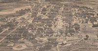 1963 birds-eye view of New Albin, Iowa