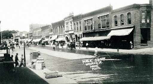 Waukon street scene - undated