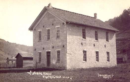 Village Creek school, Lafayette twp. - undated