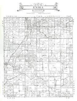 1921 Exira Twp., Map