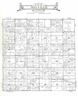 1921 Melville Twp. Map