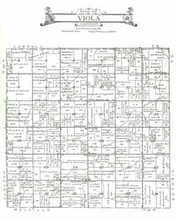 1921 Viola Twp. Map