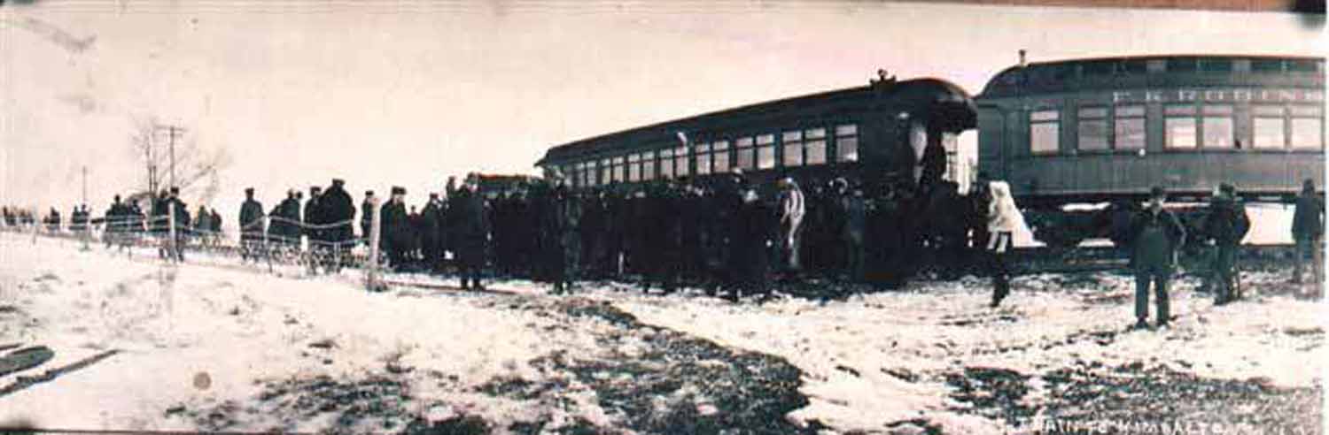 Atlantic Northern Railroad Reaches Kimballton, Audubon County, Iowa