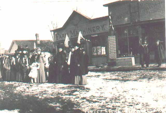 Atlantic Northern Railroad Reaches Kimballton, Iowa 1908 #3