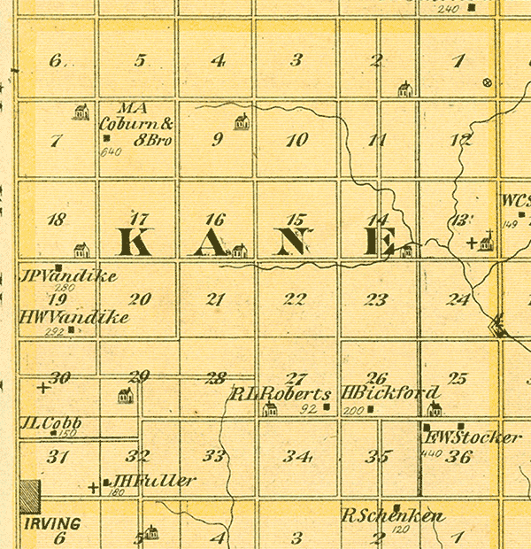 Kane Twp. Map