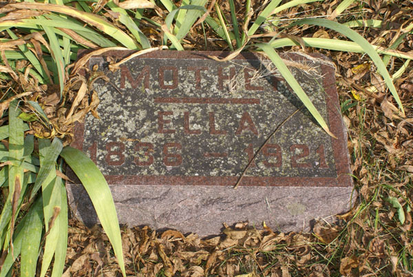 Ella Angstrom's Headstone