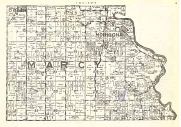 1935 Plat, Marcy Township