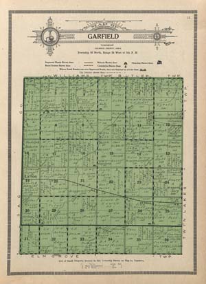 Garfield Township, Calhoun County, 1920