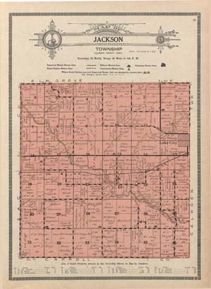 Jackson Township, Calhoun County, 1920