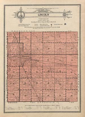 Lincoln Townwship, Calhoun County, 1920