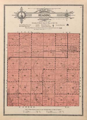 Reading Township, Calhoun County, 1920