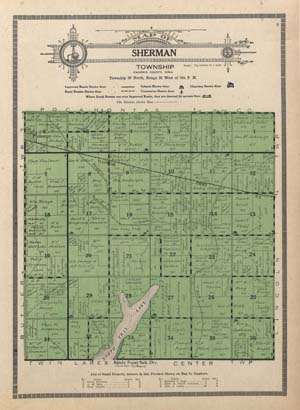 Sherman Township, Calhoun County, 1920