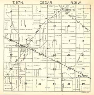 Cedar Township, Calhoun County, 1930