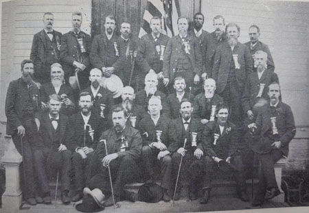 photo of G.A.R. members in Calhoun County, Iowa