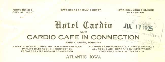 Hotel Cardio Letterhead