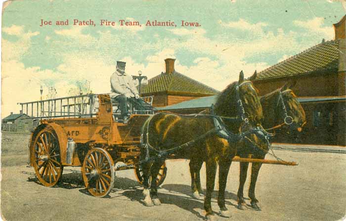 Atlantic Fire Team Joe and Patch, Atlantic, Iowa