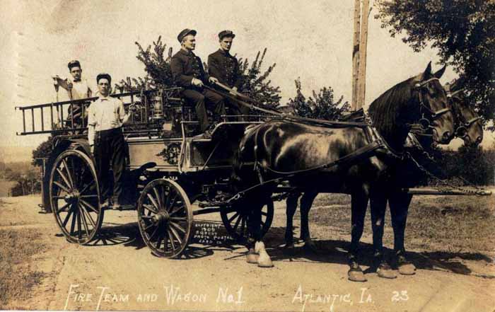 Fire Team and Wagon No. 1, Atlantic, Cass County, Iowa