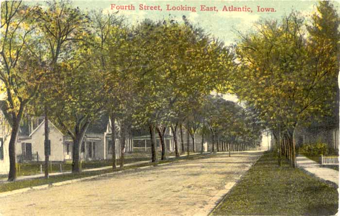 Fourth Street, Looking East, Atlantic, Iowa