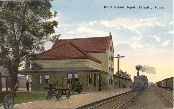 Railroad, Atlantic, Cass County, Iowa