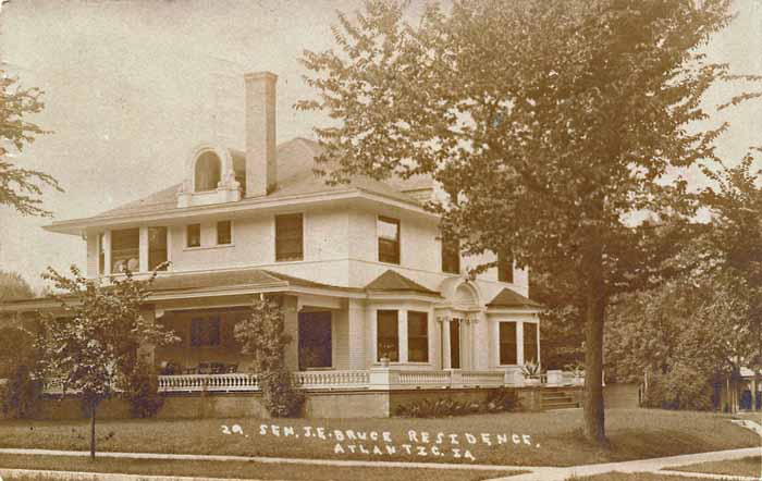 Senator J. E. Bruce Residence, Atlantic, Iowa