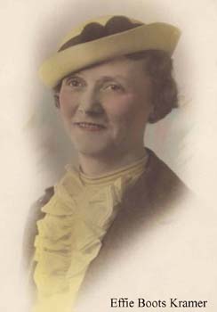 Effie Boots Kramer, ca1910