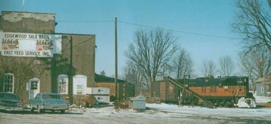 Milwaukee RR train, 1977