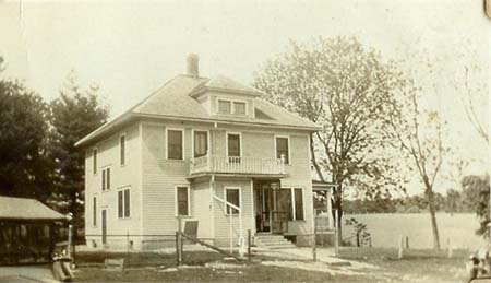 Kishman farmhome in Wagner Township, Clayton County