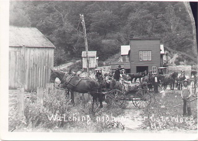 Fred Larson's Blacksmith Shop - photographer Howard Palmer