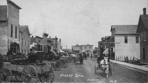 St. Olaf street scene, Hover photograph