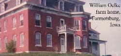 William Oelke farm home, Farmersburg