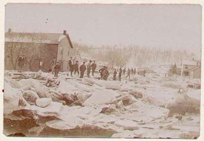 Osterdock ice flood, undated