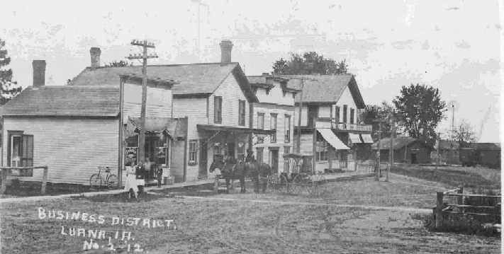 Luana, Clayton co. Iowa - early photo, undated