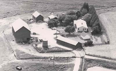 Thiese homestead, May 1972 - contributed by Alan F.E. Thiese