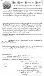 J.A. McClelland Bounty Land Warrant