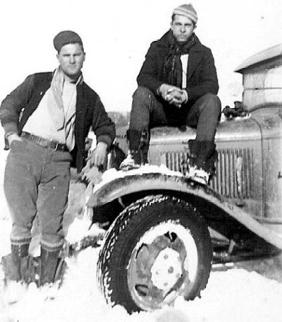 R. H. “Hap” Radloff on the left.